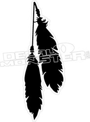 Native Feathers decal