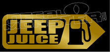 Jeep Juice Gas Arrow Decal Sticker