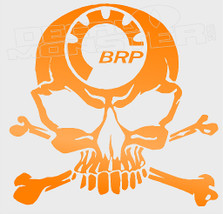 BRP Skull and Cross Bones Silhouette Decal Sticker