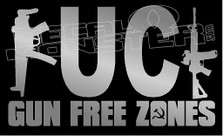 Fuck Gun Free Zones Decal Sticker