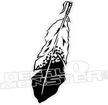 Feather 1  Native decal