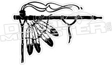 Feather Pipe Native decal