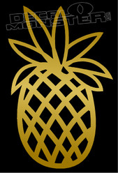 Hawaiian Pineapple Silhouette 1 Decal Sticker