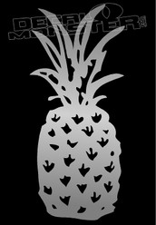 Hawaiian Pineapple Silhouette 2 Decal Sticker