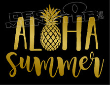 Hawaiian Aloha Summer Decal Sticker