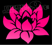 Blooming Lotus Flower Decal Sticker