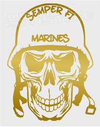 Semper FI Marines Decal Sticker