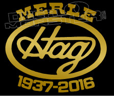 Merle Haggard 1937-2016 Memorial Music Decal Sticker