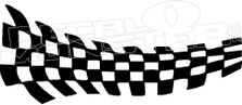 Checkered Racing Flag Style 1 Decal Sticker