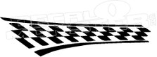 Checkered Racing Flag Style 2 Decal Sticker