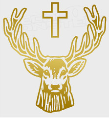 Jagermeister Deer 2 Drink Decal Sticker