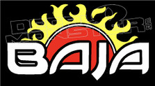 Baja Yachts Sun Flare Logo Boat Decal Sticker