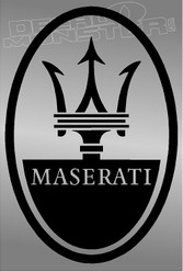 Maserati Logo Style 1 Decal Sticker
