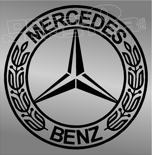 Mercedes Benz logo sticker decal on High Quality Vinyl  Buy 2 get 1 Free 
