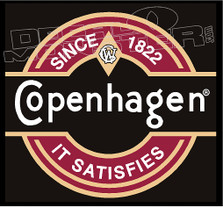 Since 1822 Copenhagen 2 Decal Sticker
