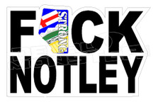 Fuck Notley Alberta Strong Decal Sticker