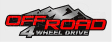 Off Road 4 Wheel Drive2 Decal Sticker DM