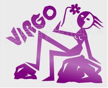 Astrological Zodiac Sign Virgo Decal Sticker DM