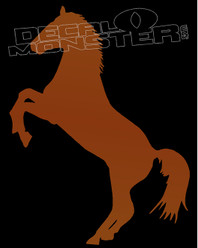 Horse Silhouette 10 Decal Sticker DM