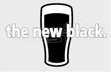 Guiness Beer The New Black Decal Sticker DM