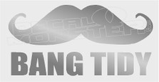 Moustache Bang Tidy JDM Decal Sticker