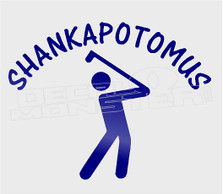 Golf Funny Shankapotomus Decal Sticker
