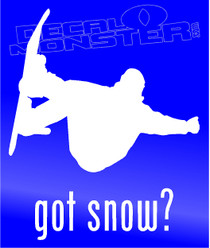 Snowboarding Got Snow Decal Sticker