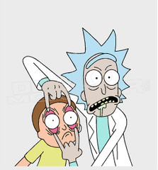 Rick and Morty Decal Sticker