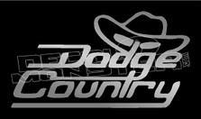 Dodge Country Cowboy Decal Sticker
