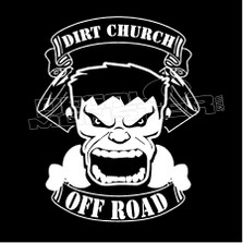 Dirt Church Off Road Hulk Decsal Sticker