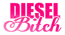 Diesel Bitch Decal Sticker DM