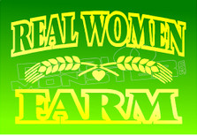 Real Women Farm Decal Sticker