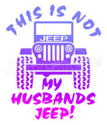 This is not my husbands Jeep Decal Sticker