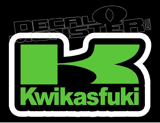 kawasaki logo sticker