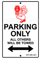  Babe Kenworth Parking All Others Towed Decal Sticker