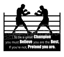 Boxing Motivation 1 Decal Sticker