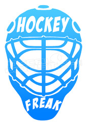 Goalie Mask Hockey Freak Decal Sticker