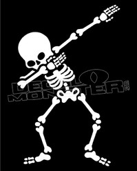 Skeleton Dab Dance Decal Sticker