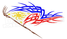 Phillipines Tribal Flag Decal Sticker