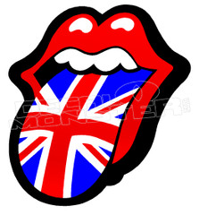 Rolling Stones Great Britain Edition Decal Sticker
