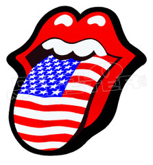 Rolling Stones USA Edition Decal Sticker