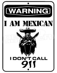 Micheti I Am Mexican Decal Sticker DM