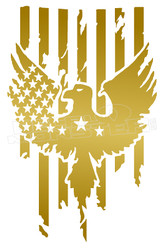 American Eagle Stregnth Decal Sticker DM