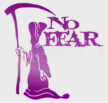 No Fear Grim Reaper Decal Sticker DM