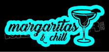 Margaritas and Chill Decal Sticker DM