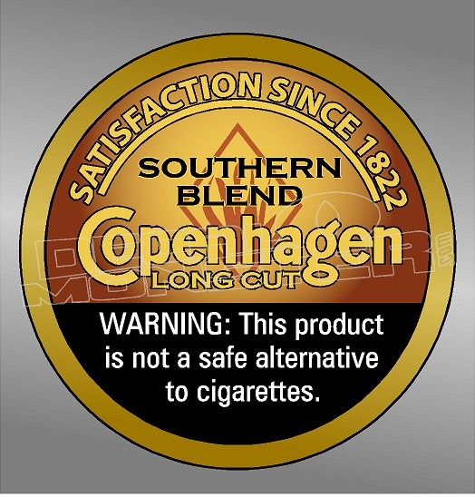 Copenhagen Snuff Tin 42 Decal Sticker DM - DecalMonster.com