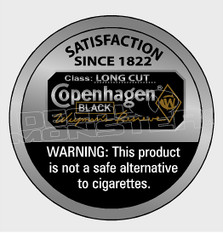 Copenhagen Snuff Tin 5 Decal Sticker DM