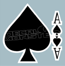 Ace of Spades Decal Sticker DM
