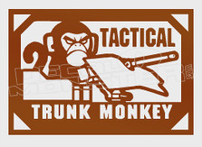 Tactical Trunk Monkey JDM Decal Sticker DM