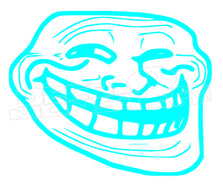 Troll Face 2 Decal Sticker DM